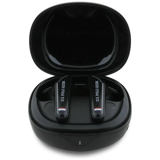 Bluetooth слушалки с лого TWS Polo DH - черни