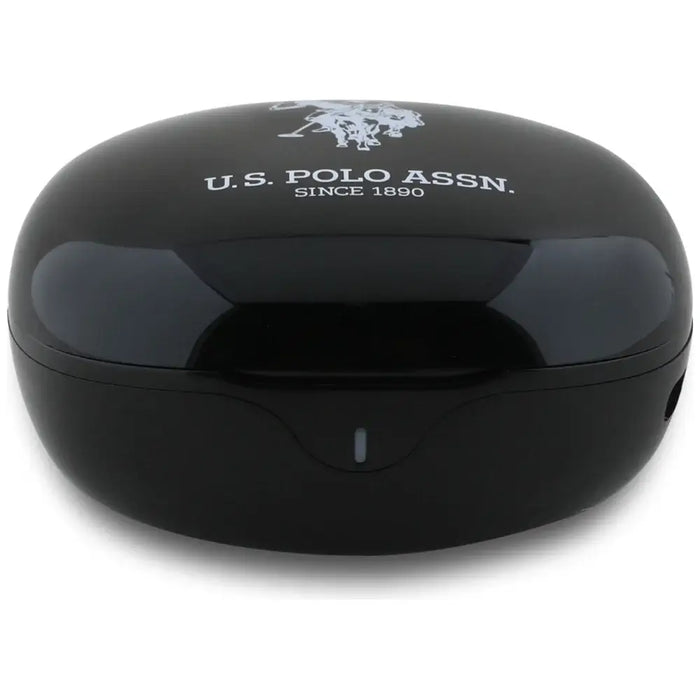 Bluetooth слушалки с лого TWS Polo DH - черни