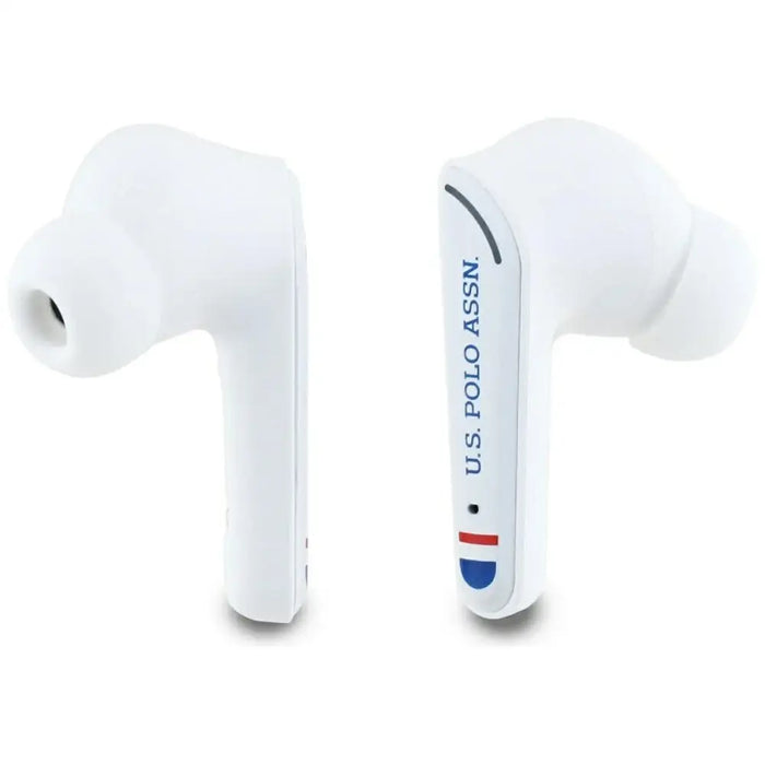 Bluetooth слушалки с лого TWS Polo DH - бели