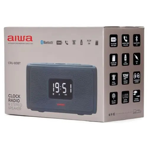 Bluetooth Стерeо колона AIWA CRU - 80BT с FM