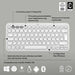 Блуту Клавиатура с Поставка за Таблет Logitech K380 френски