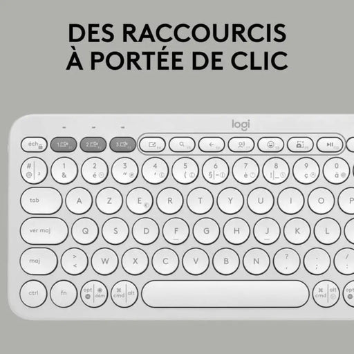 Блуту Клавиатура с Поставка за Таблет Logitech K380 френски