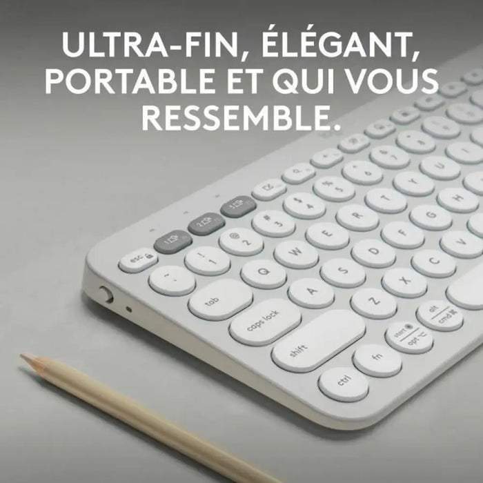 Блуту Клавиатура с Поставка за Таблет Logitech K380 френски
