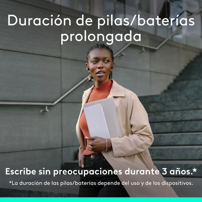 Блутут клавиатура Logitech 920-013011 Испанска Qwerty Сив