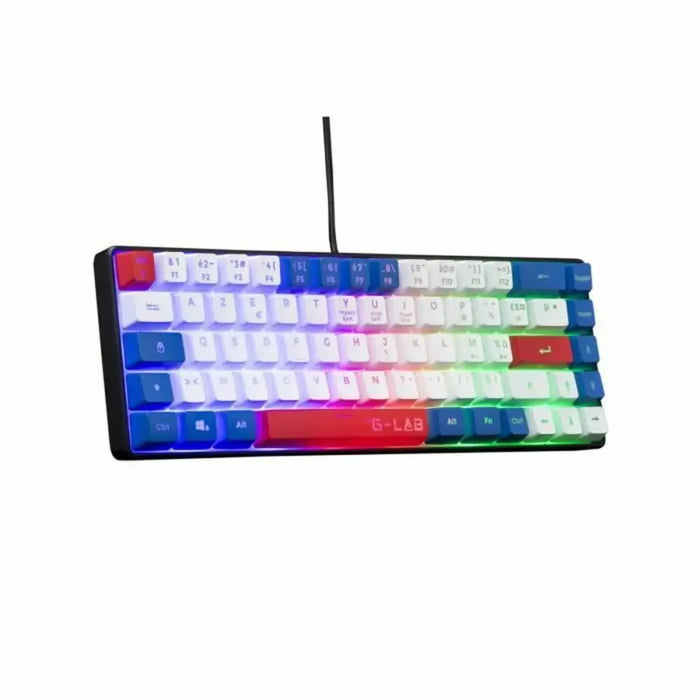 Блутут клавиатура The G-Lab KEYZ-HYDRO-BWR/FR Azerty френски