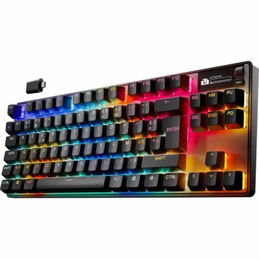 Блутут клавиатура SteelSeries apex pro tkl wl gen 3 Черен