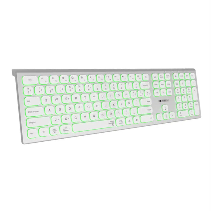 Блутут клавиатура Subblim SUBKB-3MIE300 Сребро Испанска