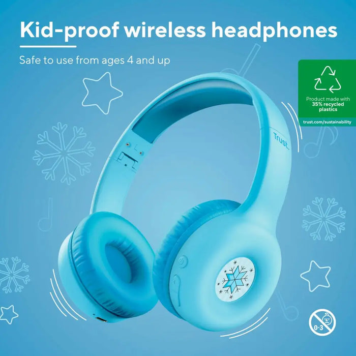 Блутут слушалки Trust 25275 Син