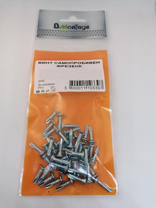 ВИНТ САМОПРОБИВЕН ФРЕЗЕНК 3.9X25 30БР