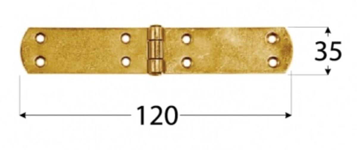 ПАНТА ФРЕНСКИ ТИП ZF120 120X35MM