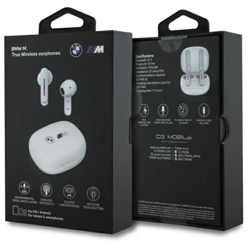 BMW Bluetooth слушалки BMBEMIATP20LOH TWS + докинг станция