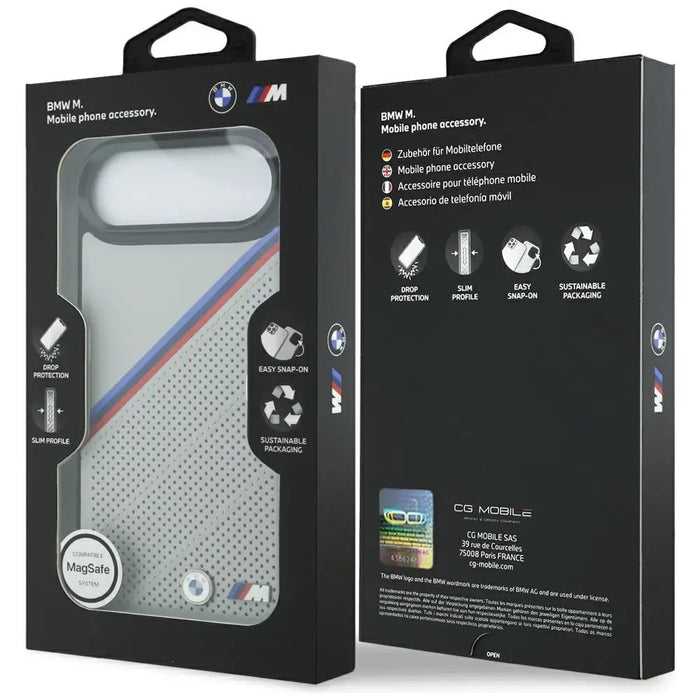BMW M Tricolor Metal Logo MagSafe Case за iPhone 17 Air