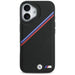 BMW M Tricolor Metal Logo MagSafe Case за iPhone 17 - черен