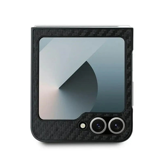 BMW Carbon Tricolor Case за Samsung Galaxy Z Flip 6 - черен