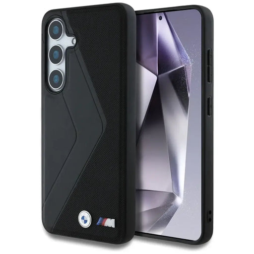 BMW Leather Oversized Stripes MagSafe калъф за Samsung