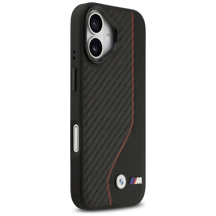 BMW M Carbon Line & Logo MagSafe Case за iPhone 17 - червен