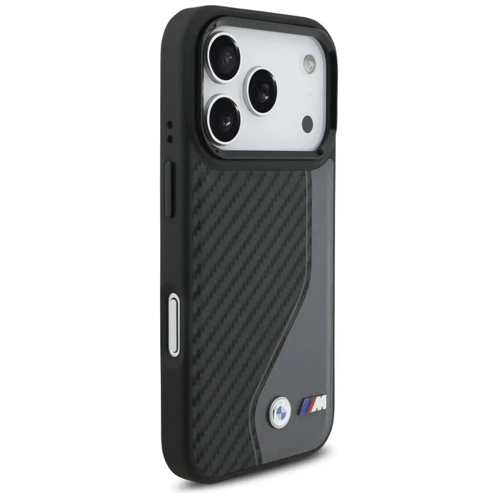 BMW M Carbon Logo MagSafe калъф за iPhone 17 Pro - графитен