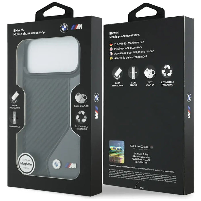BMW M Carbon Logo MagSafe калъф за iPhone 17 Pro Max