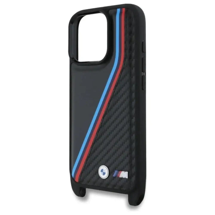 BMW M Edition Carbon Tricolor Lines & Strap Case за iPhone