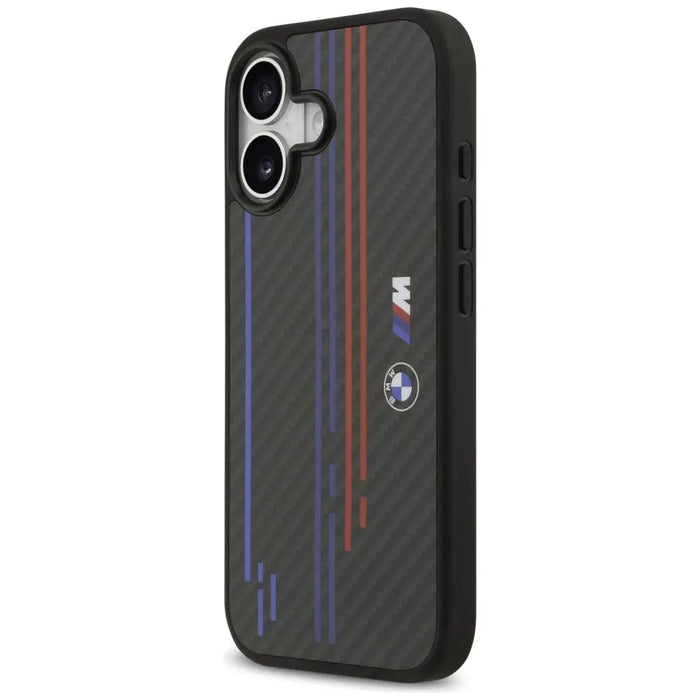 BMW M Kevlar Lines & Logo MagSafe Case за iPhone 17 - черен