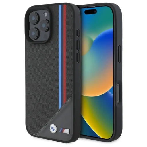 BMW M Messhed Tricolor Stripes MagSafe Case за iPhone 16