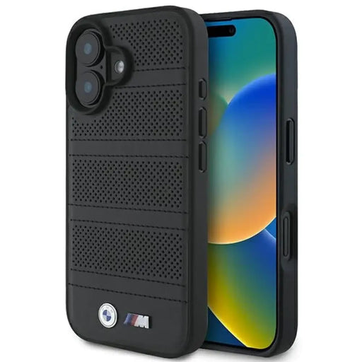 BMW M Perforated And Stitched Line MagSafe калъф за iPhone