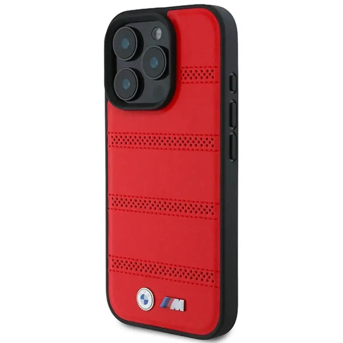 BMW M Perforated And Stitched Line MagSafe калъф за iPhone