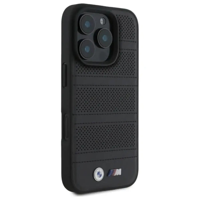 BMW M Perforated And Stitched Line MagSafe калъф за iPhone