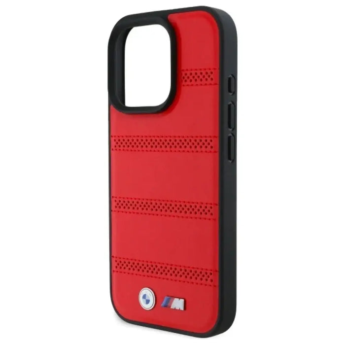 BMW M Perforated And Stitched Line MagSafe калъф за iPhone