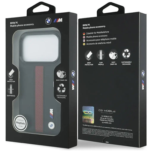 BMW M Perforated Stripe Logo MagSafe Case за iPhone 17 Pro