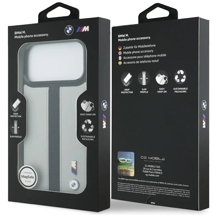 BMW M Perforated Stripe Logo MagSafe Case за iPhone 17 Pro