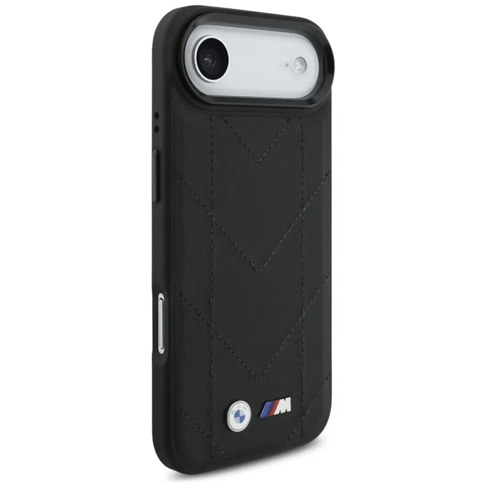 BMW M Quilted Logo MagSafe Case за iPhone 17 Air - черен
