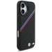 BMW M Tricolor Metal Logo MagSafe Case за iPhone 17 - черен
