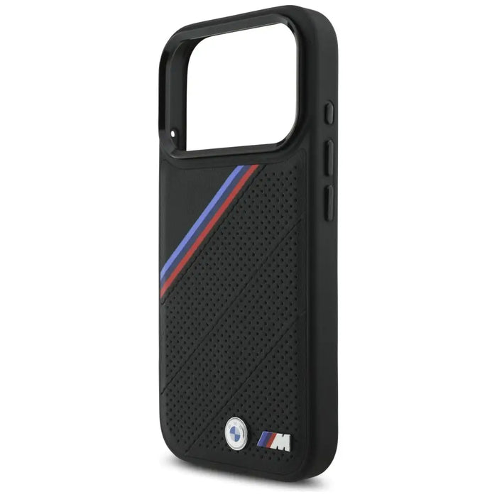 BMW M Tricolor Metal Logo MagSafe Case за iPhone 17 Pro