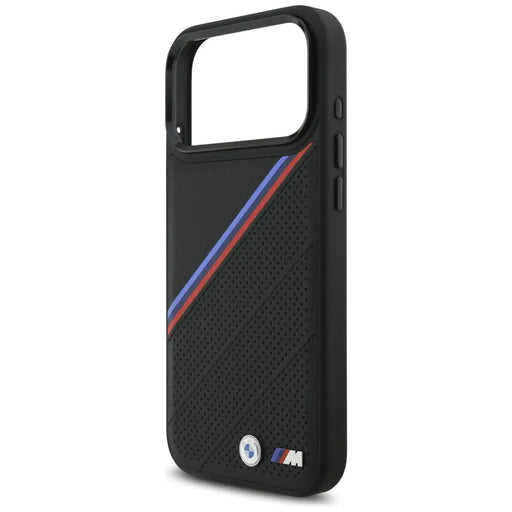 BMW M Tricolor Metal Logo MagSafe Case за iPhone 17 Pro Max