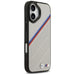 BMW M Tricolor Metal Logo MagSafe Case за iPhone 17 - сив