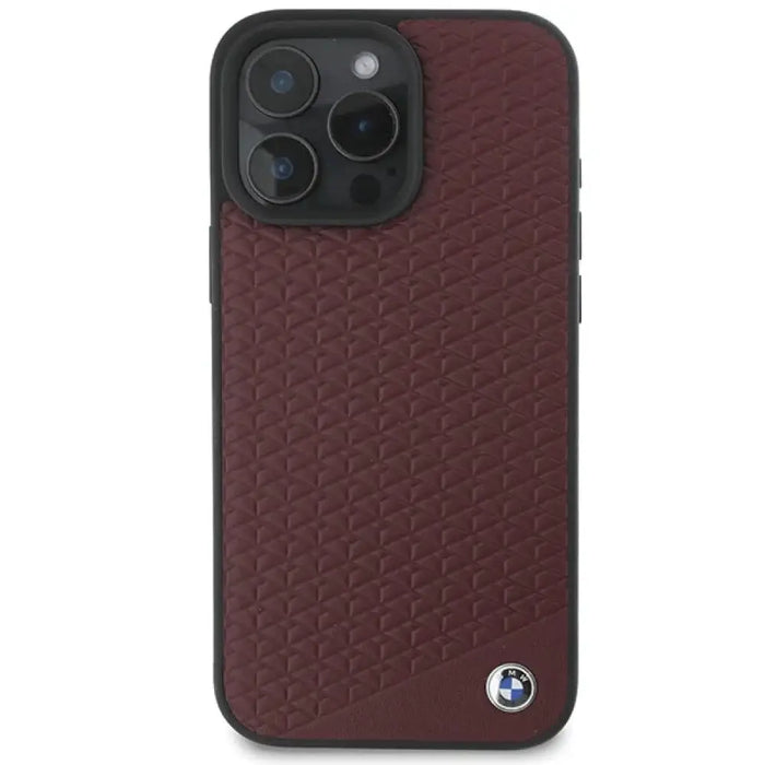 BMW Sign Leather Diamond Metal Logo MagSafe Case за iPhone