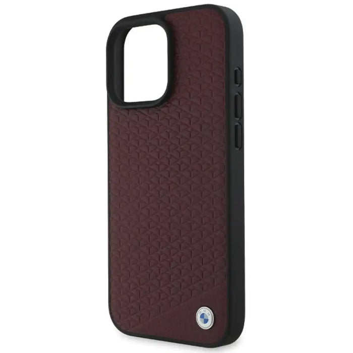BMW Sign Leather Diamond Metal Logo MagSafe Case за iPhone