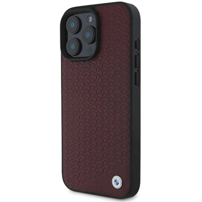 BMW Sign Leather Diamond Metal Logo MagSafe Case за iPhone