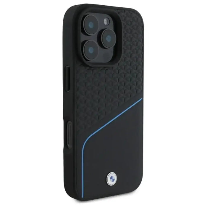 BMW Sign Leather Textured And Line MagSafe Case за iPhone