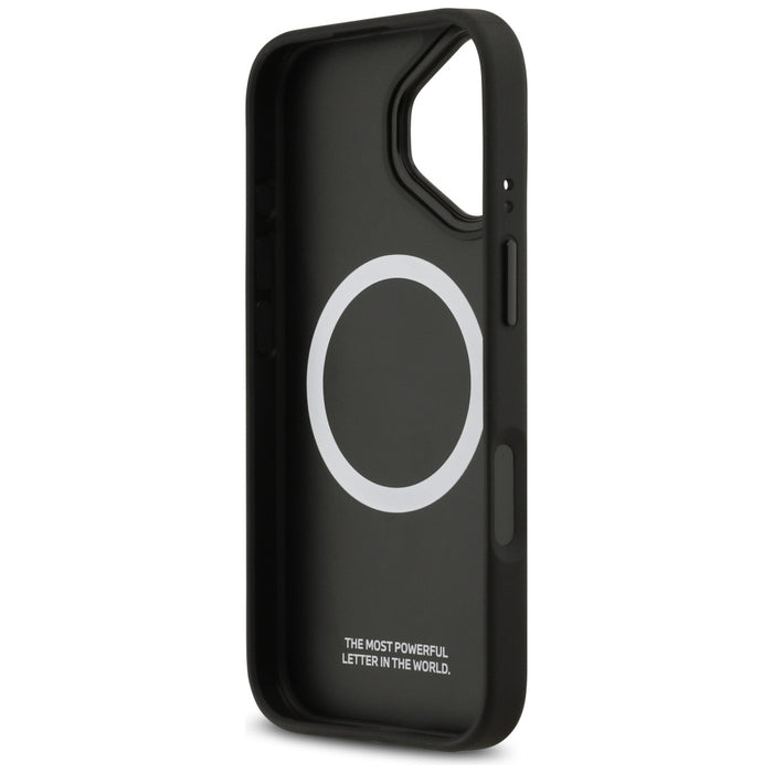 Калъф MagSafe с карбоново лого BMW M за iPhone 17 - черен и сив