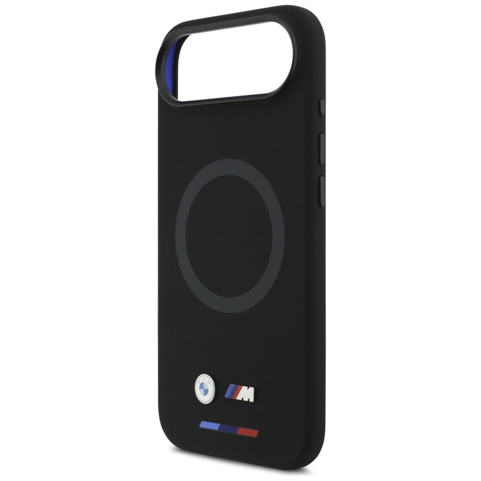 Силиконов калъф BMW M с лого MagSafe за iPhone Air - черен