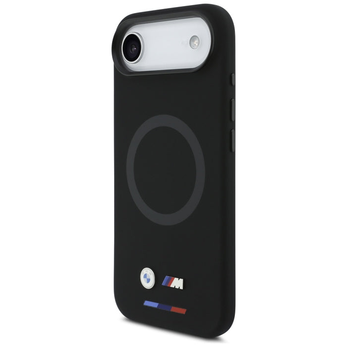 Силиконов калъф BMW M с лого MagSafe за iPhone Air - черен