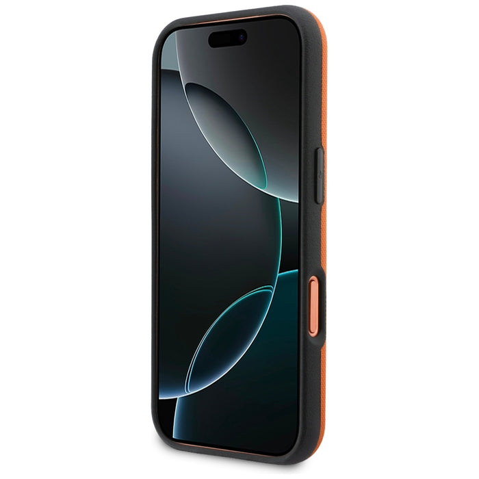 Калъф BMW M FW Metal Logo MagSafe за iPhone 17 Pro - оранжев