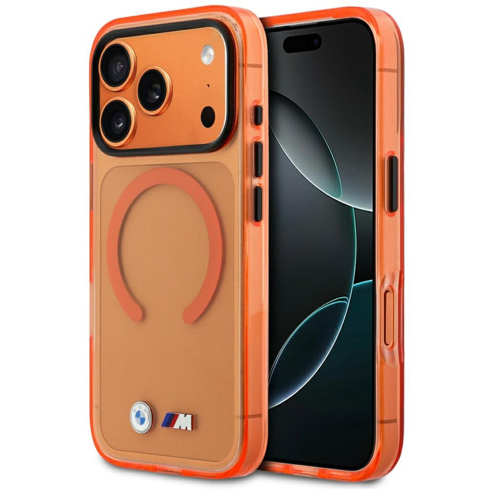 Калъф BMW M IML Metal Logos MagSafe за iPhone 17 Pro Max - Pro Orange
