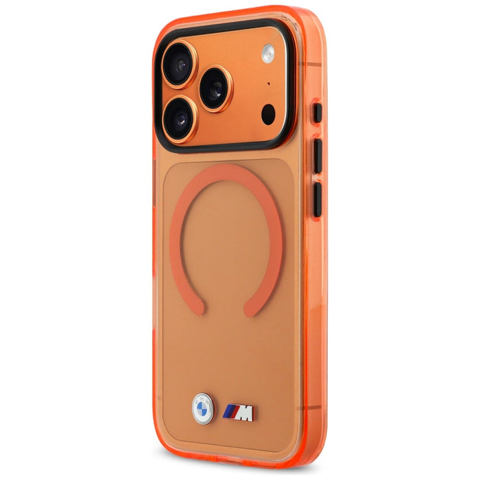 Калъф BMW M IML Metal Logos MagSafe за iPhone 17 Pro Max - Pro Orange