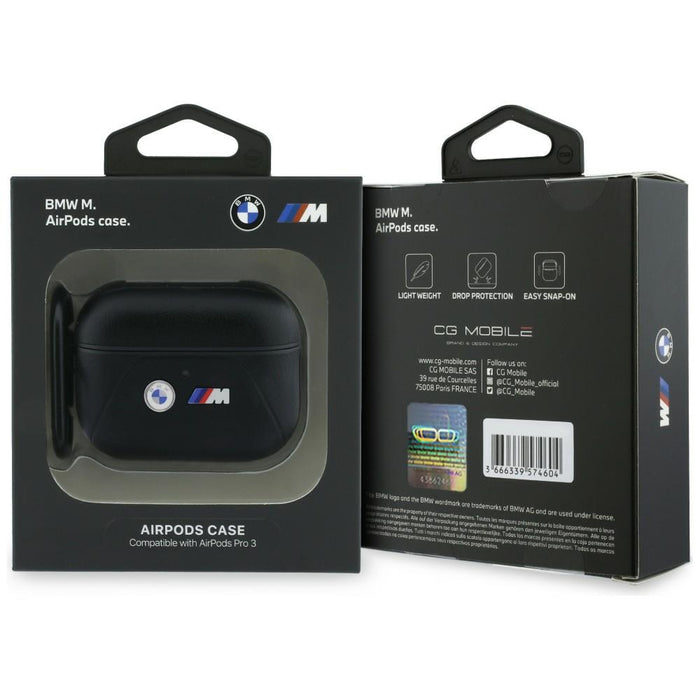 Калъф BMW Curved Line за AirPods Pro 3 - черен