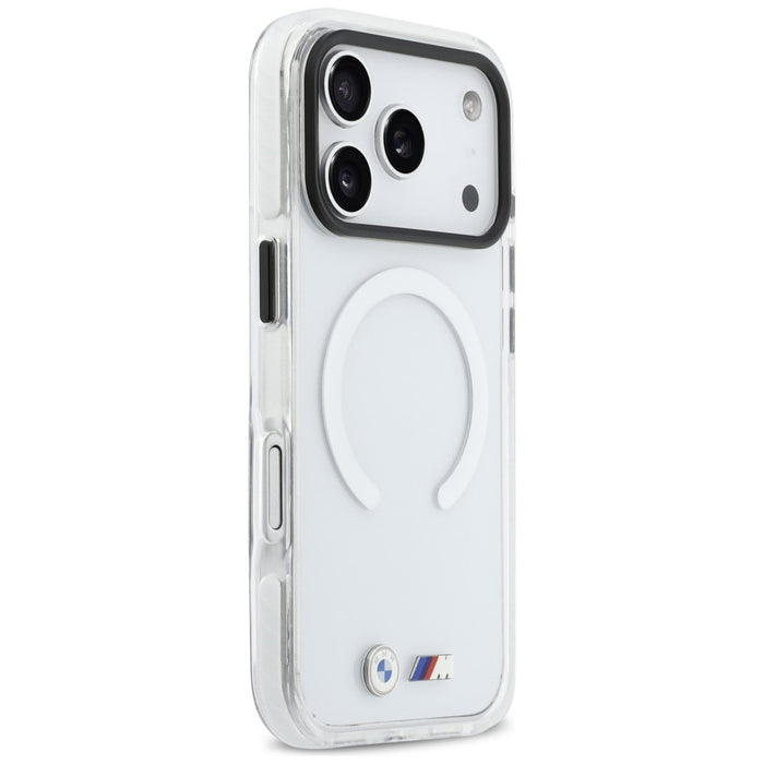 BMW M IML удароустойчив метален калъф MagSafe за iPhone 17 Pro Max - прозрачен