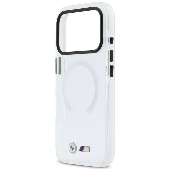 BMW M IML удароустойчив метален калъф MagSafe за iPhone 17 Pro Max - прозрачен