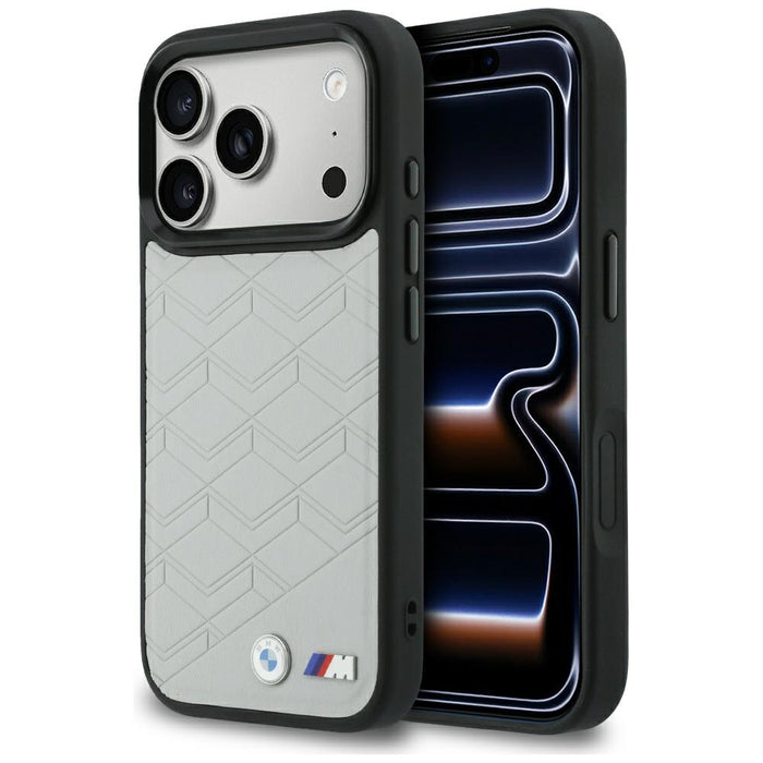 Калъф MagSafe с BMW M Shape Logo за iPhone 17 Pro Max - сив